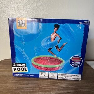 HiveFive 3-ring Inflatable Pool (59in.Dia X 10.6in. H) BRAND NEW